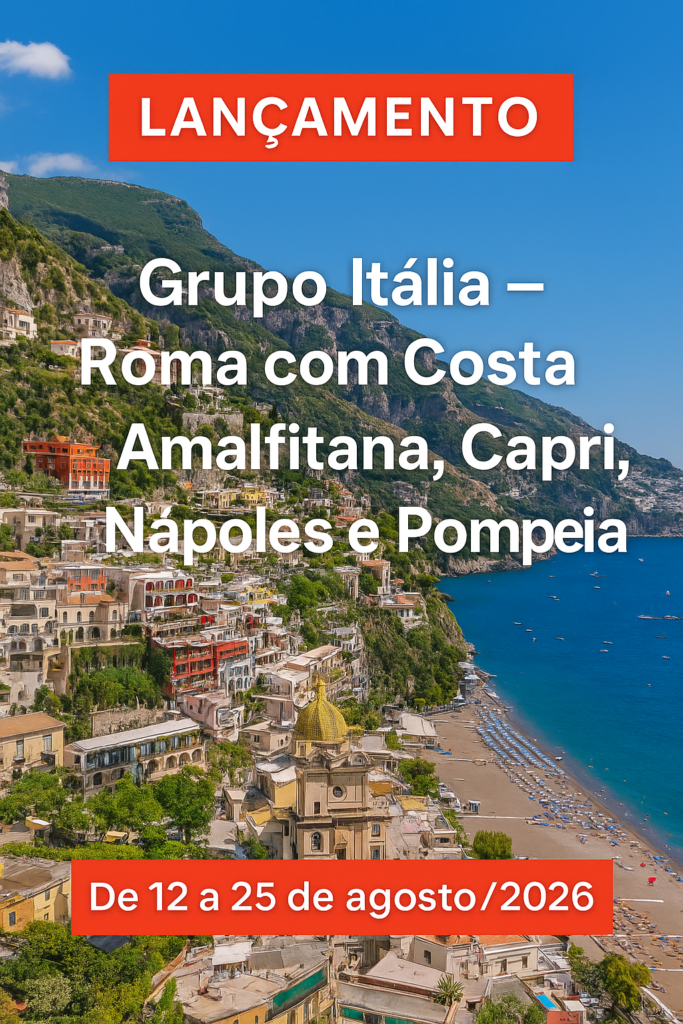 Viagem em grupo para a Costa Amalfitana: por que esse formato valoriza a experiência