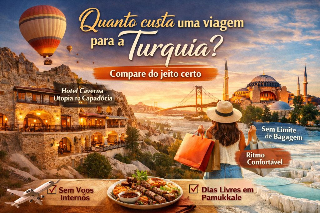 Quanto custa uma viagem para a Turquia?