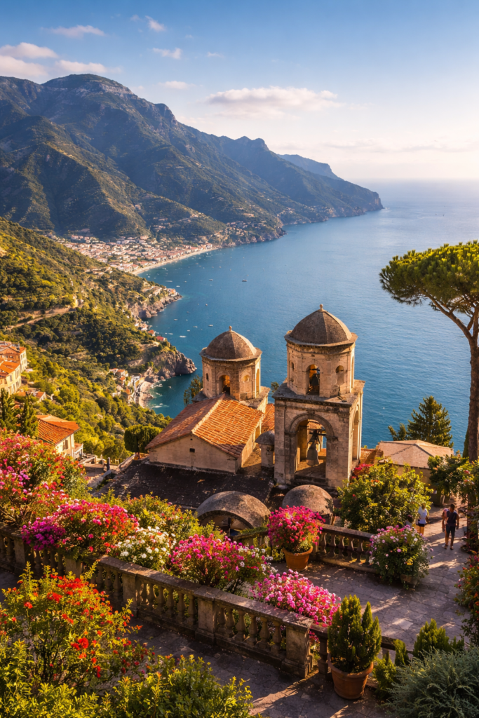 Ravello: o silêncio, os jardins e a vista que reorganiza o olhar
