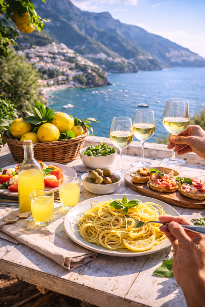 Gastronomia na Costa Amalfitana: simplicidade, limão e tradição