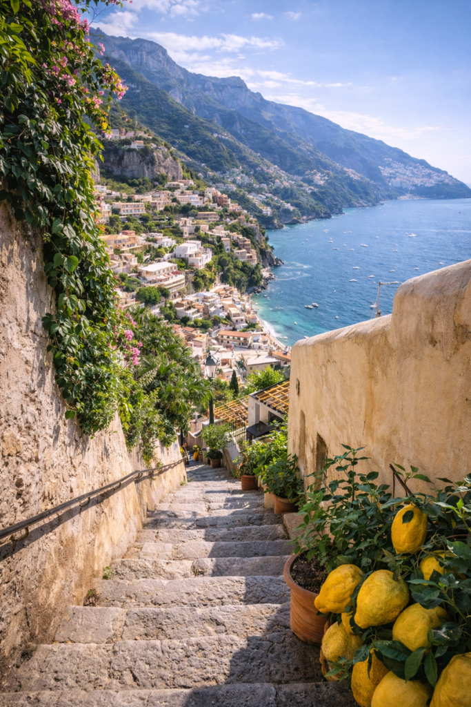 Escadas, ladeiras e deslocamentos: como viajar pela Costa Amalfitana com conforto