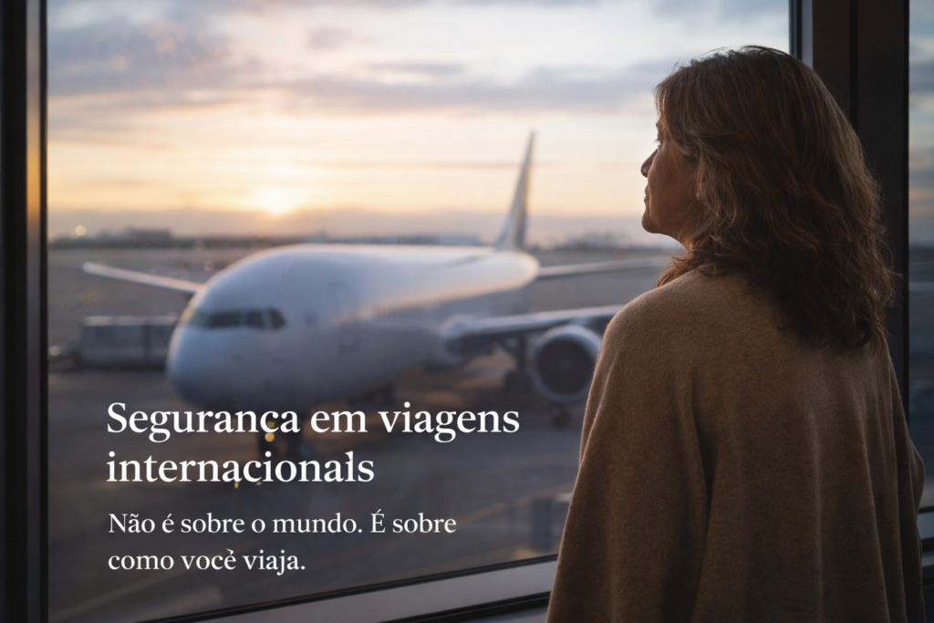 Segurança em viagens internacionais: o que realmente importa hoje (e o que ninguém explica)