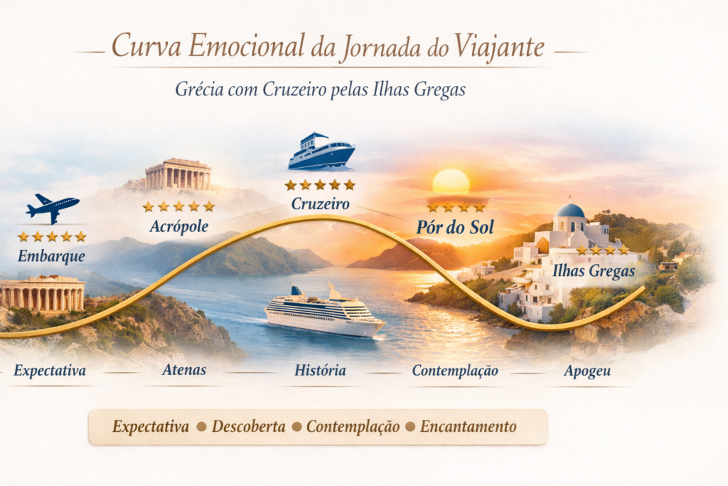 Curva Emocional da Jornada do Viajante