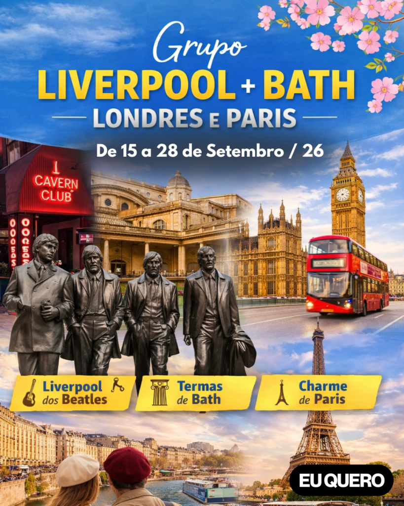 GRUPO INGLATERRA & PARIS COMO VOCÊ SEMPRE SONHOU