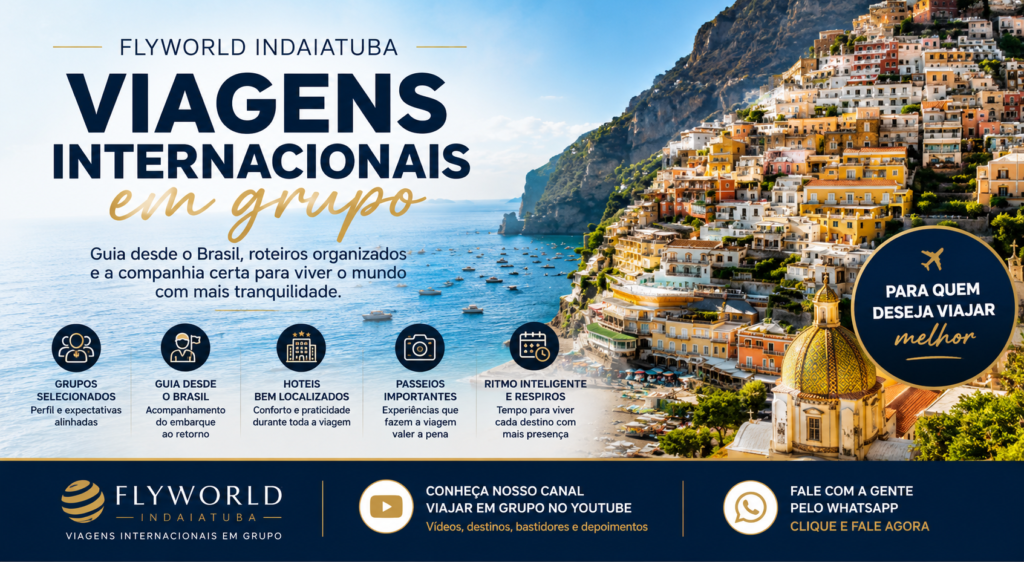 Viagens internacionais em grupo com guia desde o Brasil