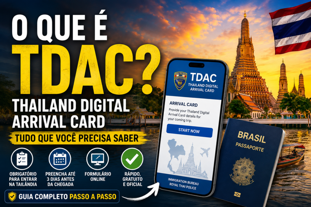 O que é o TDAC? Guia do Cartão Digital de Chegada da Tailândia